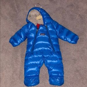 Neverworn Patagonia baby snowsuit!